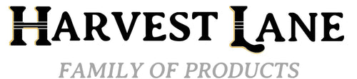 First-party Harvest Lane Honey logo with a gold bee-and-hive mark and the Harvest Lane Honey wordmark.