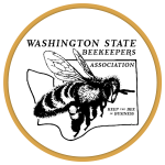 First-party Washington State Beekeepers Association circular seal.